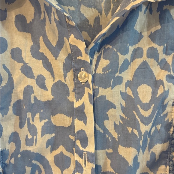 NWT ELLEN TRACY FRENCH BLUE DAMASK DRESS - Picture 5 of 12
